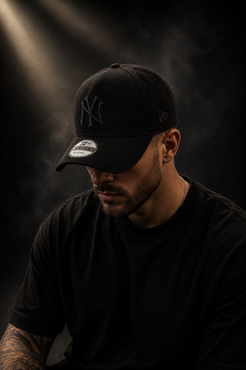 Кепка New Era Curved Brim Frame Faux Suede New York Yankees One size Black (60580814) 8958262 фото