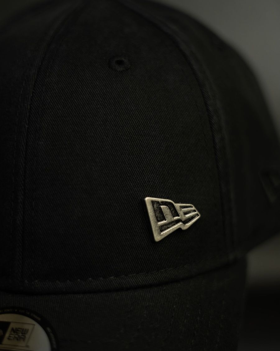 Кепка New Era Curved Brim 9FORTY Pin Black Adjustable One size Black (605655479) 6886801 фото