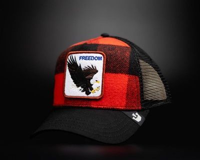 Кепка Goorin Bros Animal Farm FREEDOM One size Black Red (101-1066) 4057545 фото