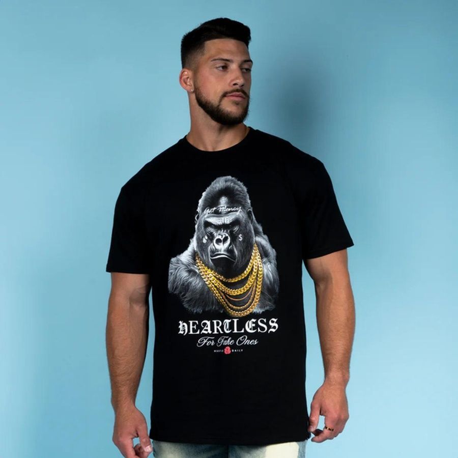 Футболка чоловіча Hastamuerte GORILLA HEARTLESS M Black (HM101252) 1888585 фото