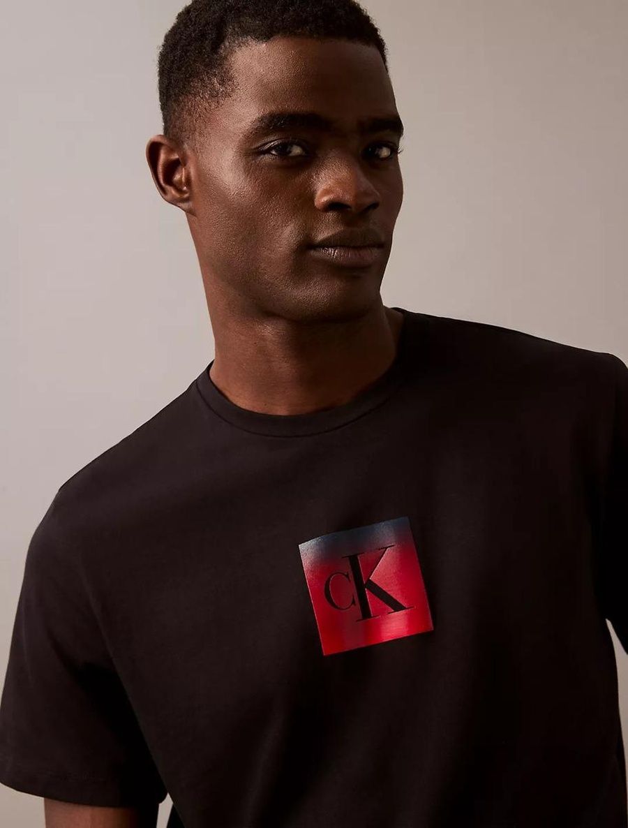 Calvin Klein Box Monogram Logo Crewneck Black L 4510636 фото