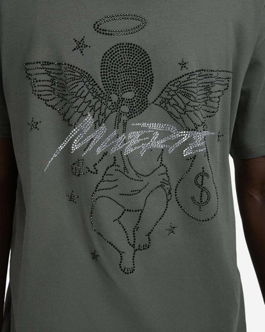 Футболка Hastamuerte Description Reviews Moneyt L Grey (HMDEC026-GRY) 8276678 фото