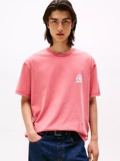 Футболка чоловіча Tommy Hilfiger Tommy Jeans Heritage Crest L Pink (DM21986-XI5) 7079195 фото