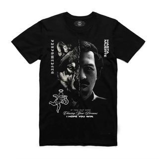 Футболка чоловіча Hastamuerte Half Wolf Pablo XL Black (HM101300) 3588181 фото