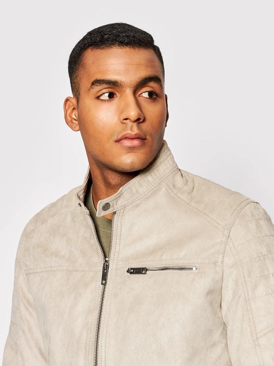 Чоловіча куртка Jack & Jones Rocky Suede Jacket (12147218) &mdash; Бежева 5770586 фото