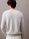 Чоловічий бавовняний светр Calvin Klein Monogram Logo L Grey (40JM306) 3488918 фото 3
