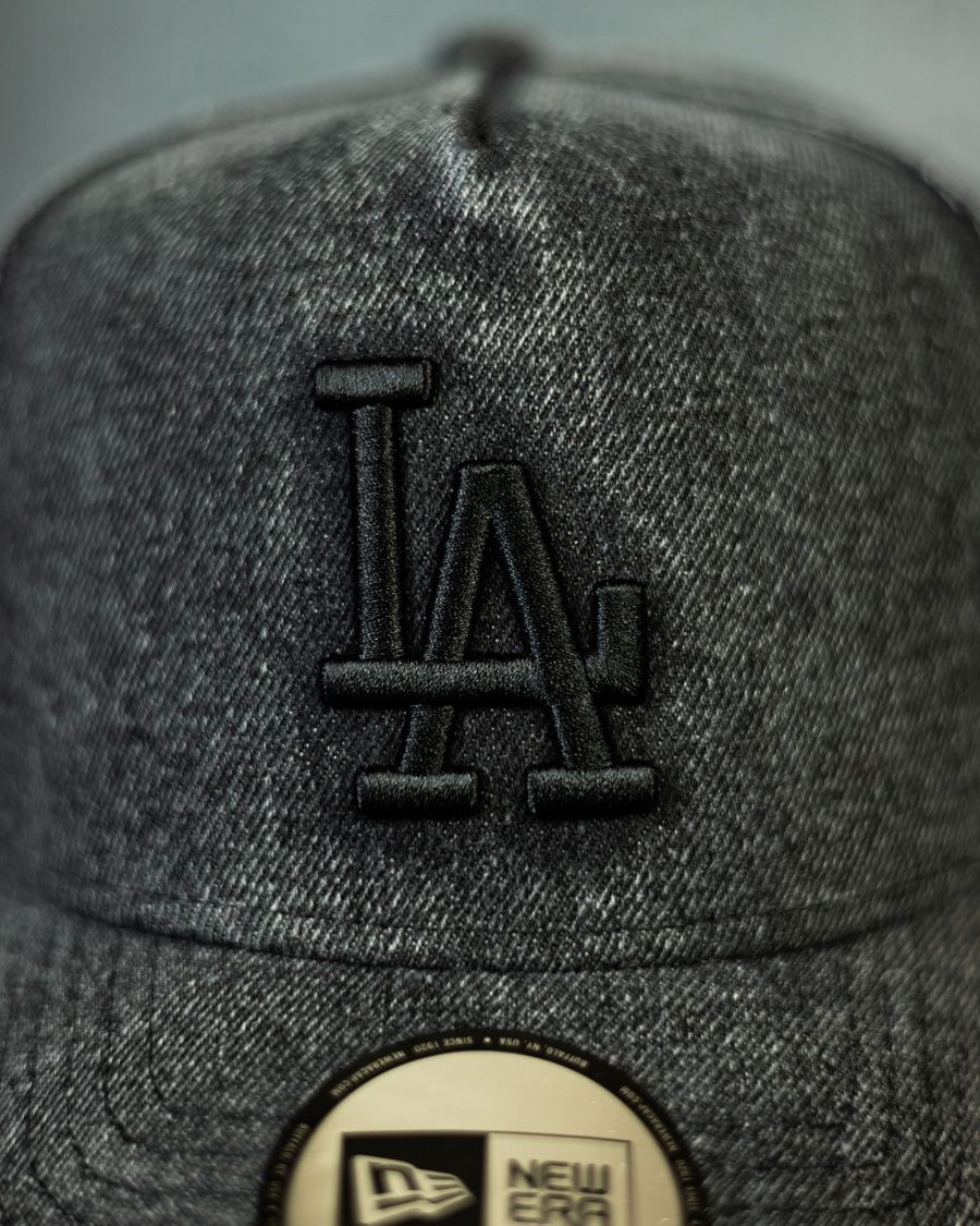 Кепка New Era LA Curved Brim 9FORTY E Frame Denim One size Black (60771820) 7584279 фото