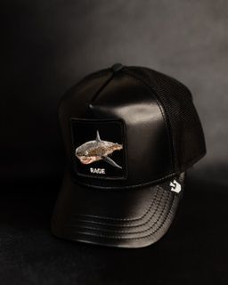 Кепка Goorin Bros Animal Farm RAGE Leather Shark Limited Collection One size (101-1743-BLK) 7070380 фото