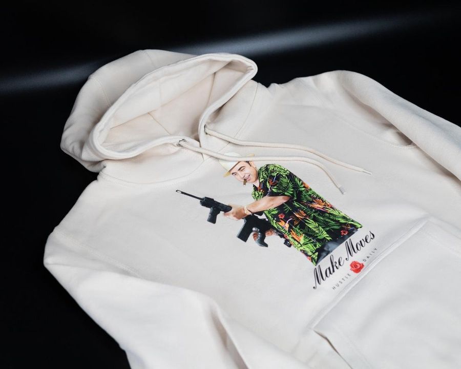 Чоловіче худі Худі Hastamuerte CAPONE AK M Sandshell (101-10244) 1767630 фото