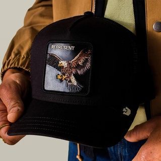 Кепка Goorin Bros Animal Farm Represent Eagle One size Black (101-2993) 7626262 фото