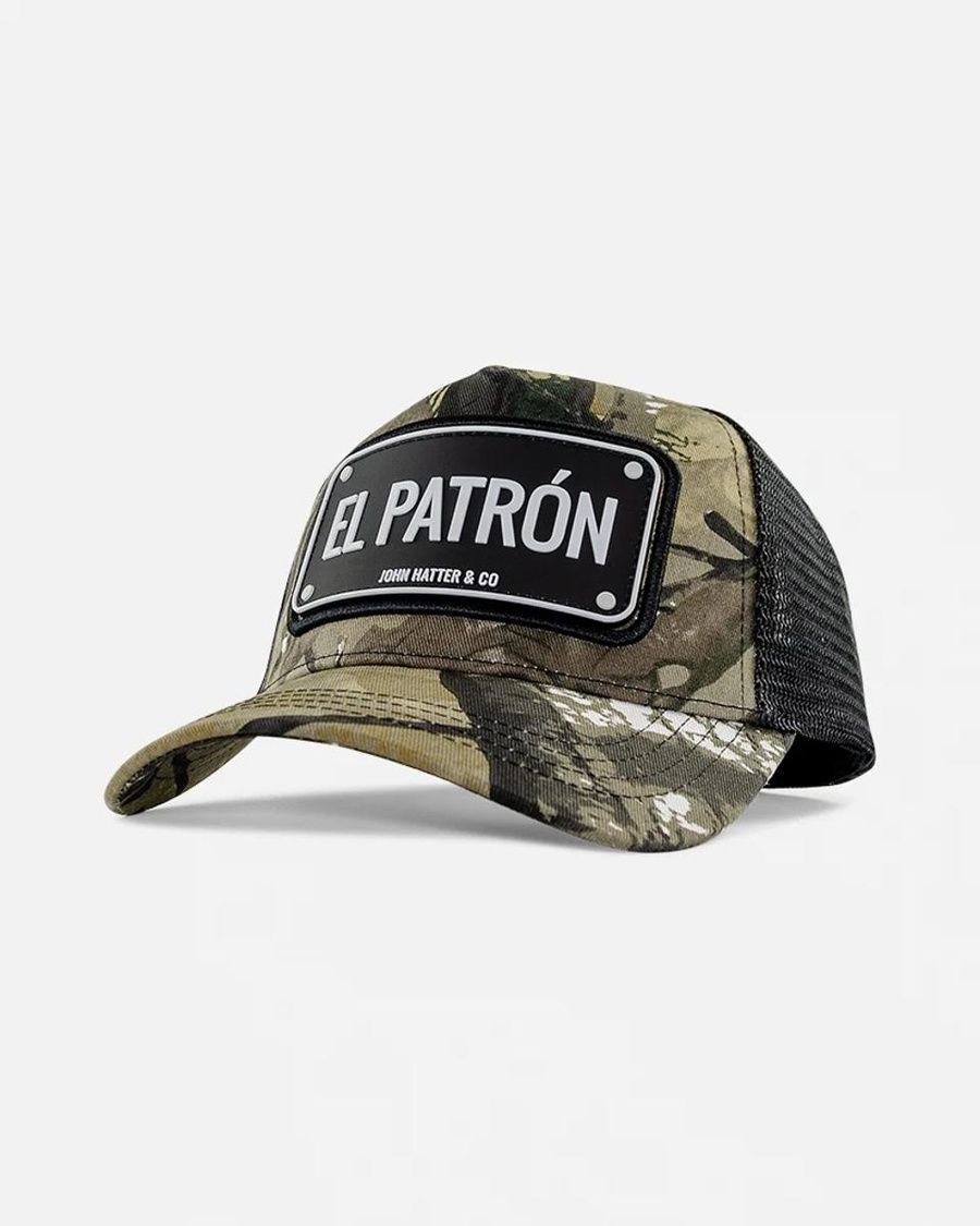 John Hatter & Co EL PATRON CAMO/BLACK - Rubber Cap One size (R-1178-U00) 8958338 фото