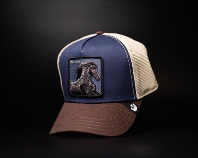 Кепка Goorin Bros Animal Farm STALLION V2 One size Navy and Brown (101-1344) 101-1344 фото