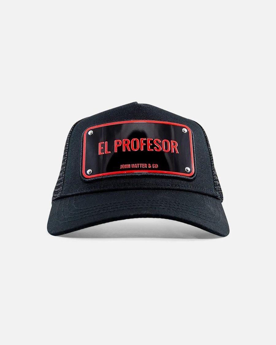 John Hatter & Co El Profesor Black - Aluminium Cap One size (El Profesor Black) 8822045 фото