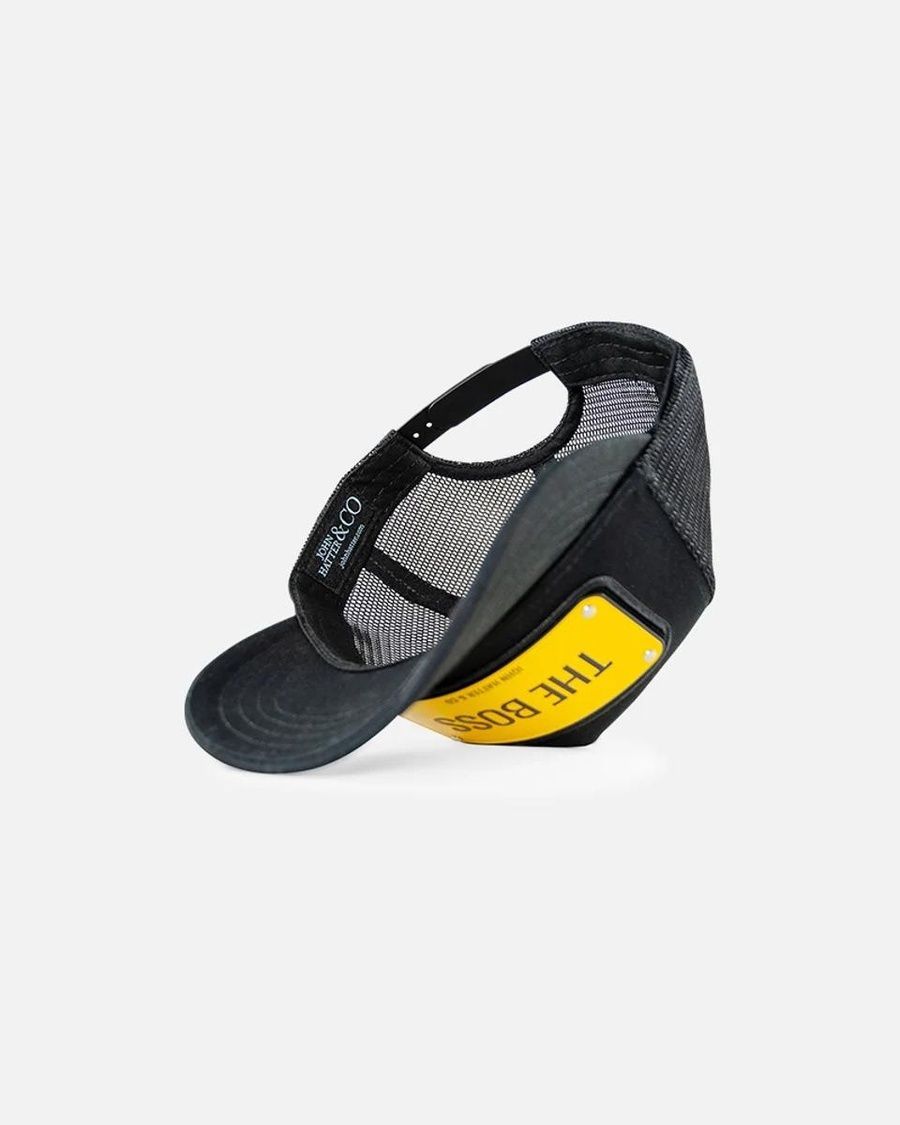 John Hatter & Co THE BOSS Black - Aluminium Cap One size (1-1094-U00) 8958364 фото