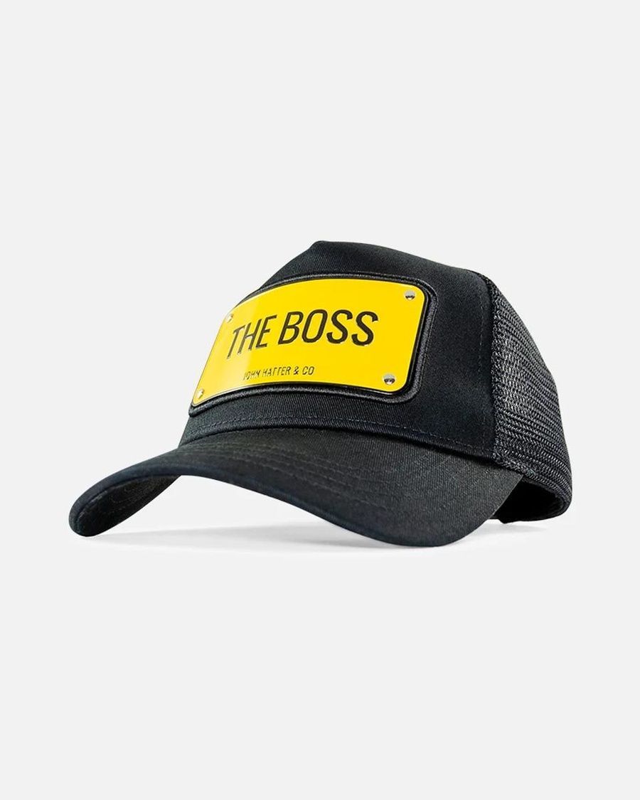 John Hatter & Co THE BOSS Black - Aluminium Cap One size (1-1094-U00) 8958364 фото
