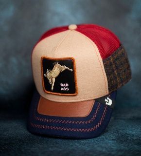 Кепка Goorin Bros Animal Farm BAD ASS Limited Collection One size Olive Brown (101-0737) 4309165 фото